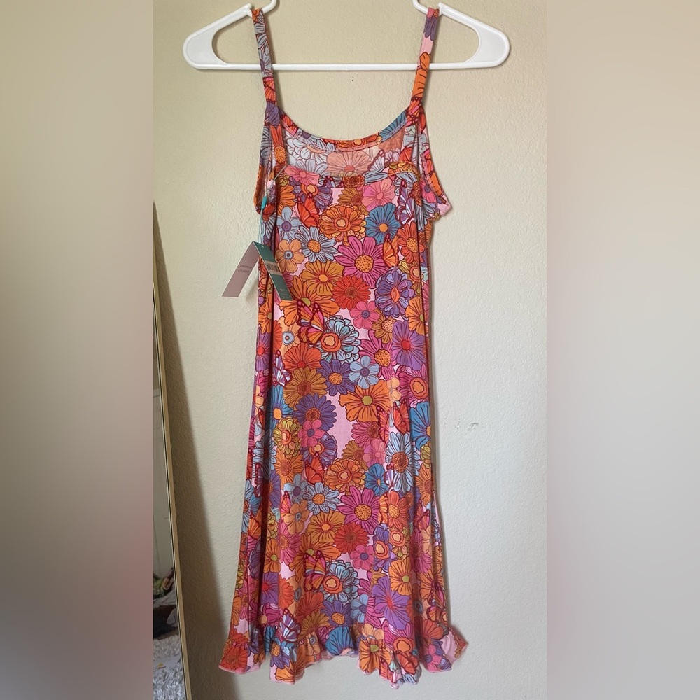 NWT Posh Peanut Meadow Slip Bamboo Dress Women's XS - Picture 9 of 9